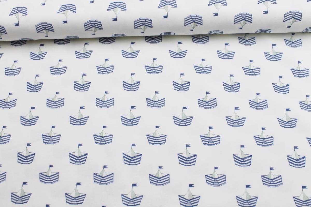 Jersey „Nautical Baby“  - Boote