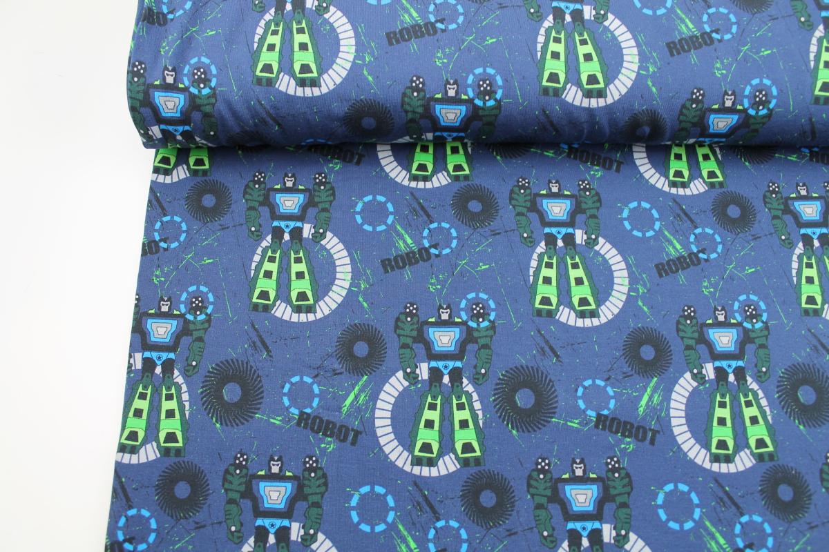 Jersey „Roboter" blau
