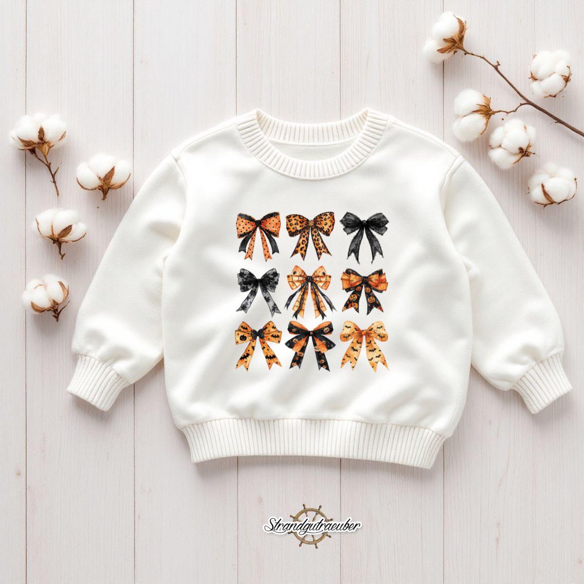 Buegelbild Halloween Schleifen