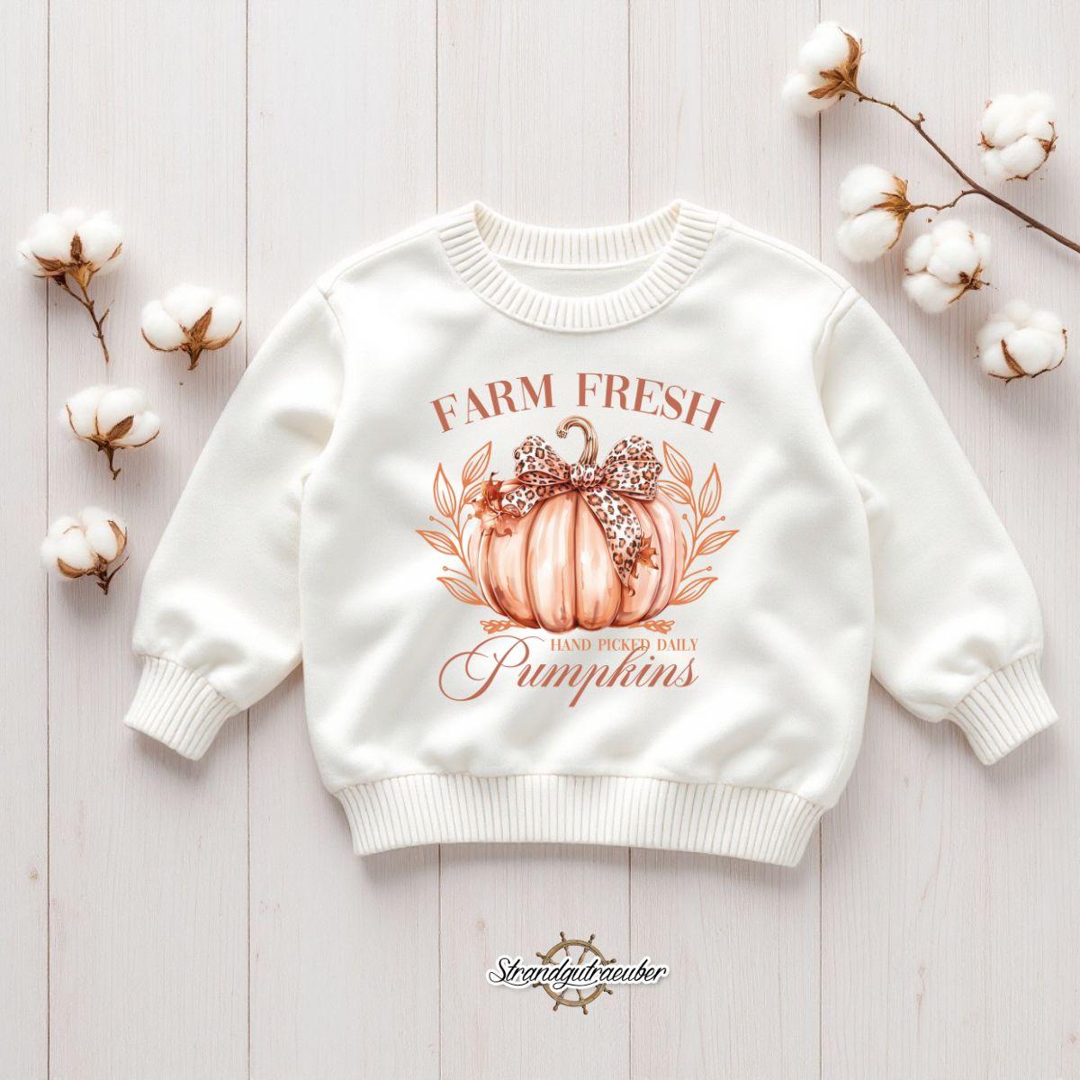 Buegelbild Farm Fresh Pumpkins