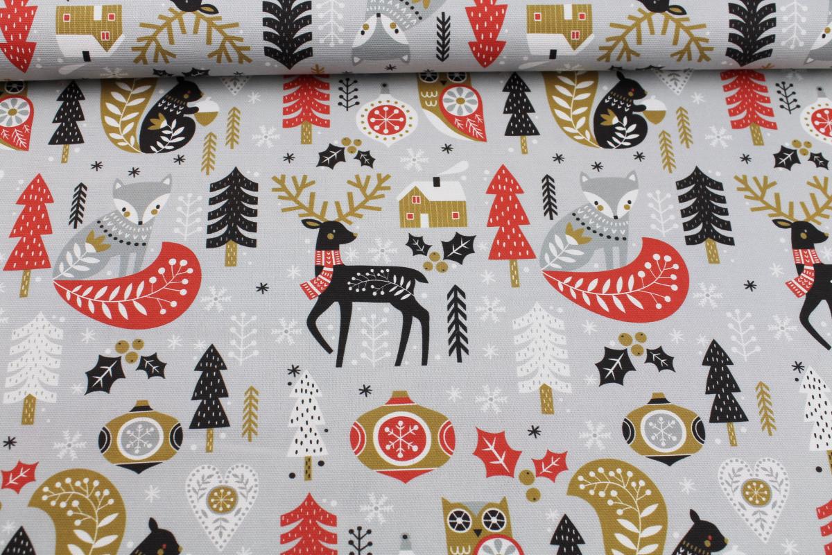Canvas "Joyful Christmas" Skandi Motiv, Weihnachten Swafing