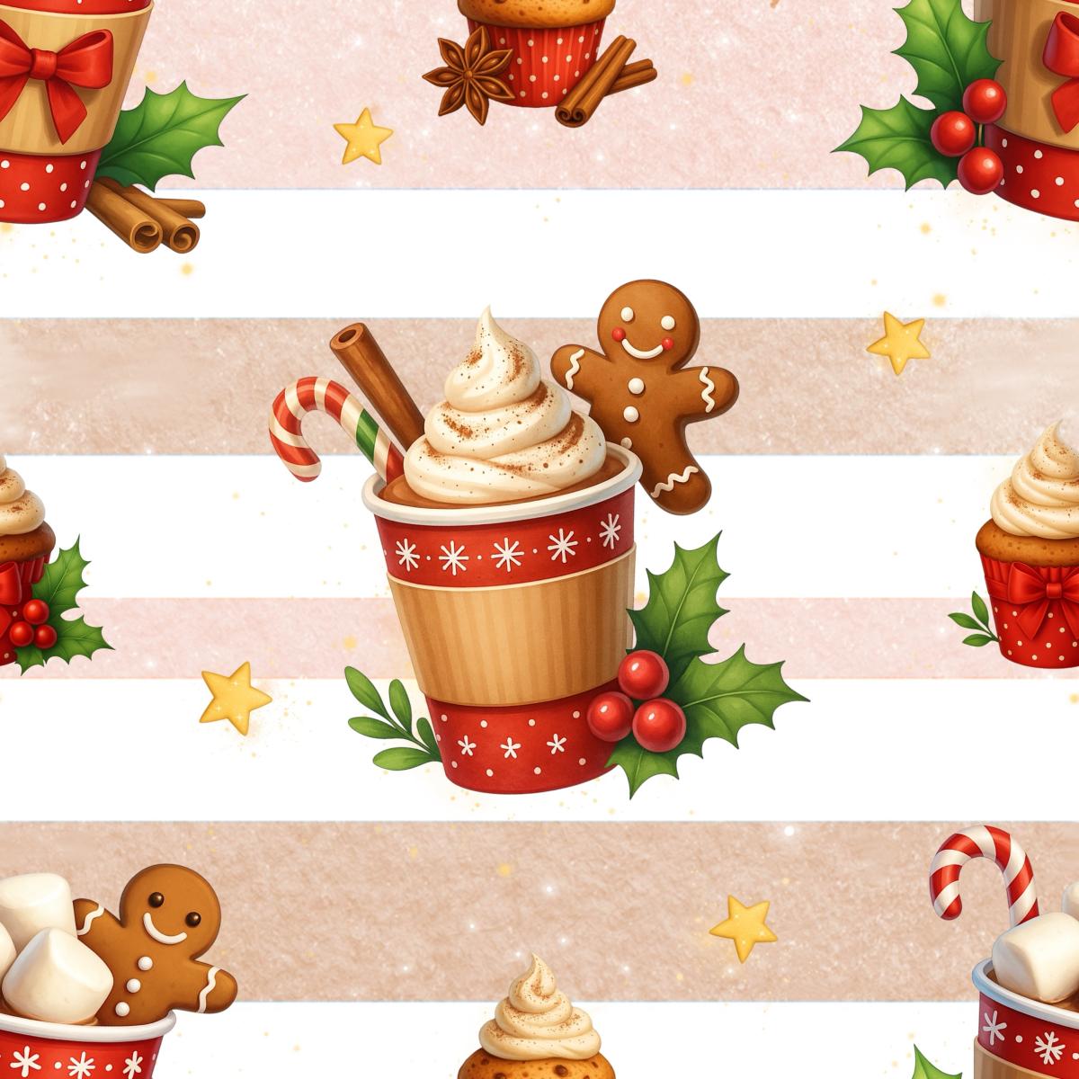 Gingerbread Latte – Bio Weihnachtsstoff
