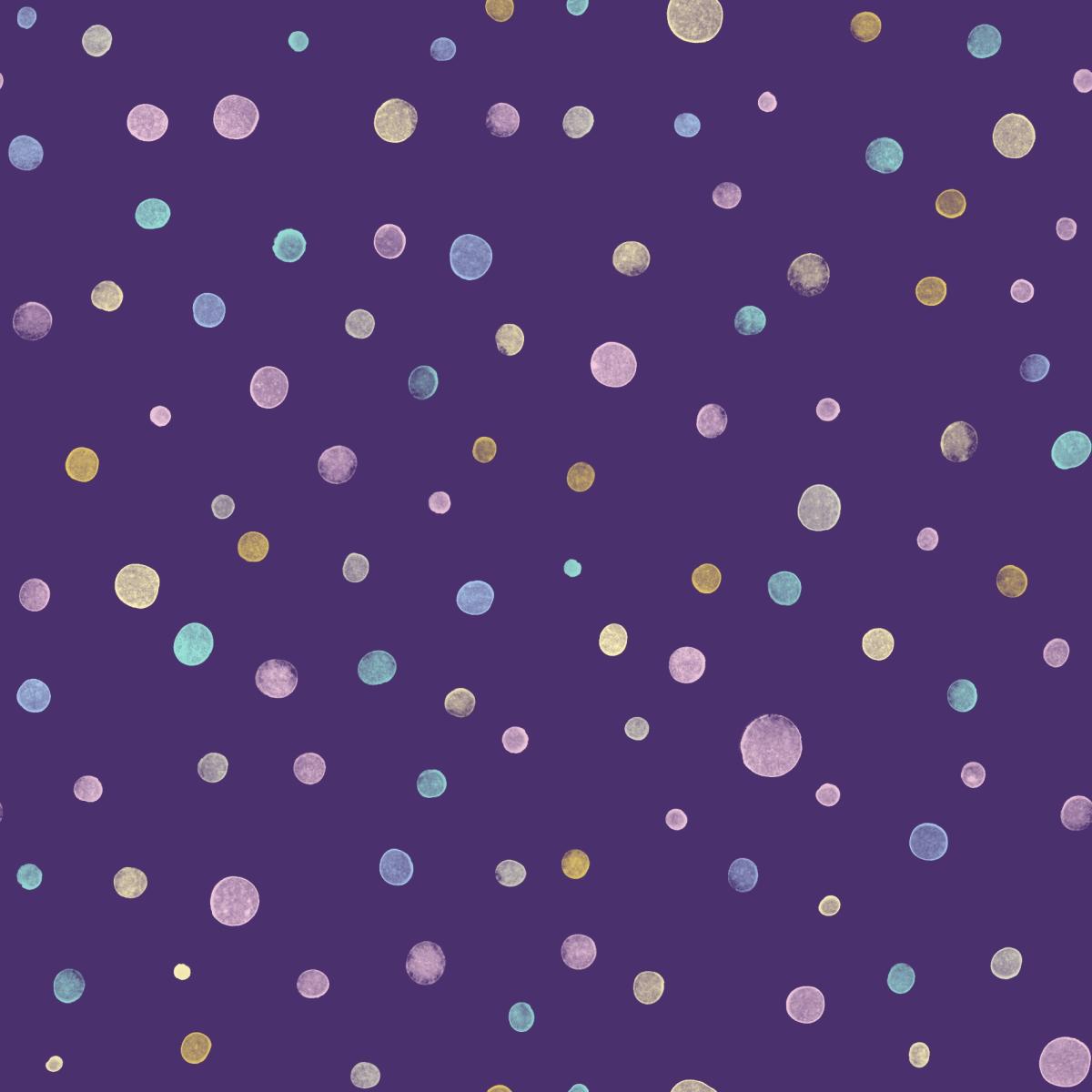 Dots lila - Bio Jersey / Bio French Terry - Vorbestellung!!!