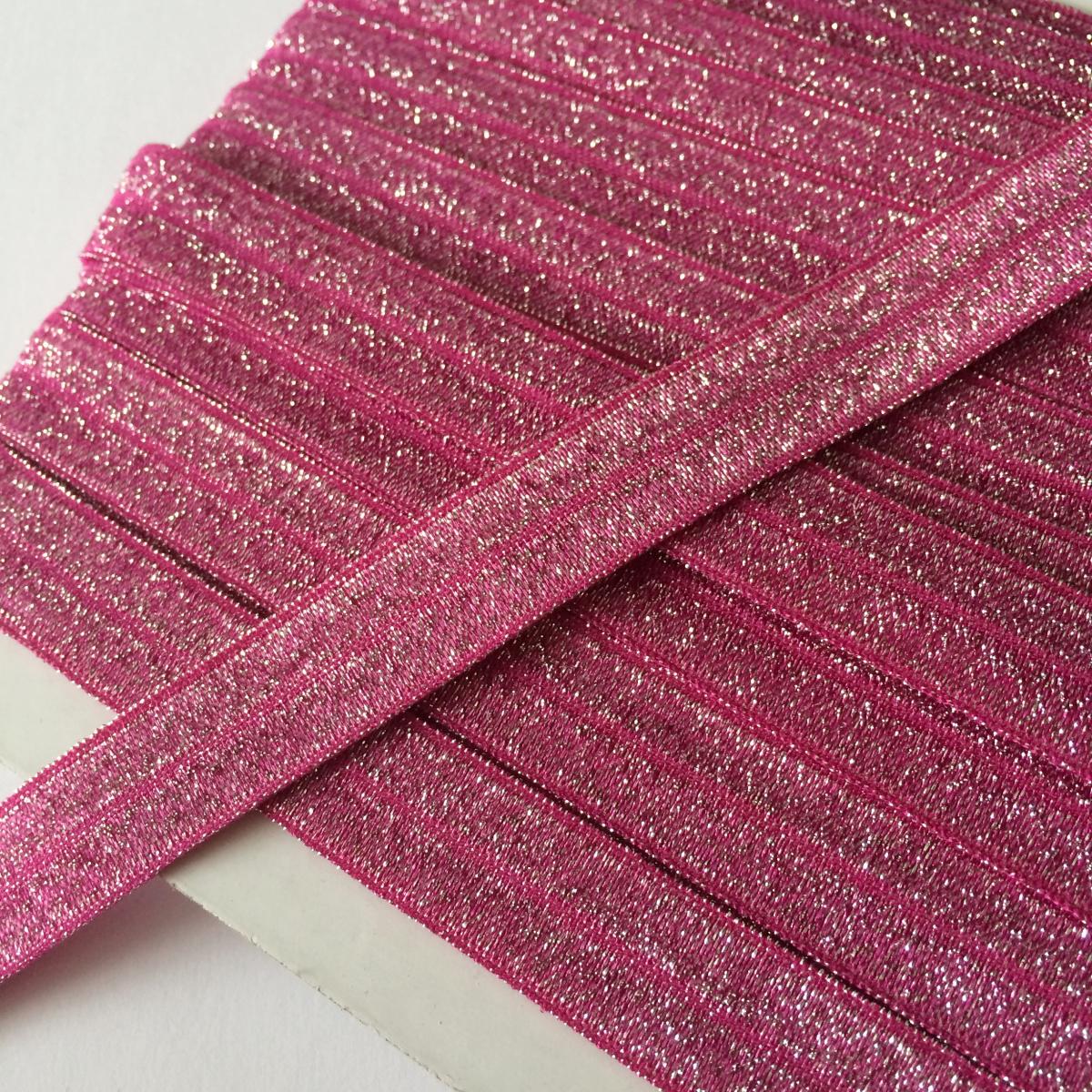 Elastisches Einfassband - pink