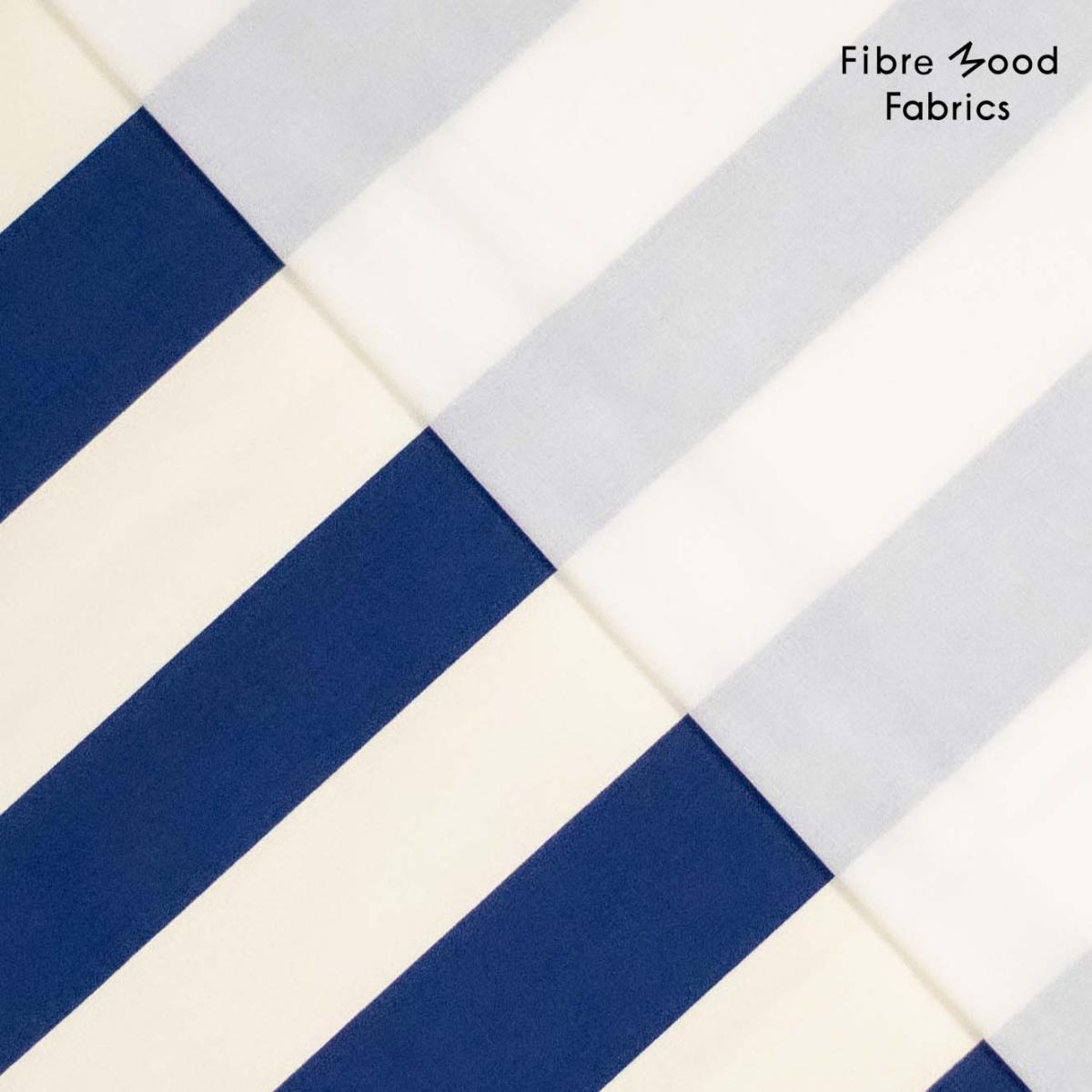 Fibre Mood 29 "Dasha" Baumwolle Streifen blau weiß - FM31033170