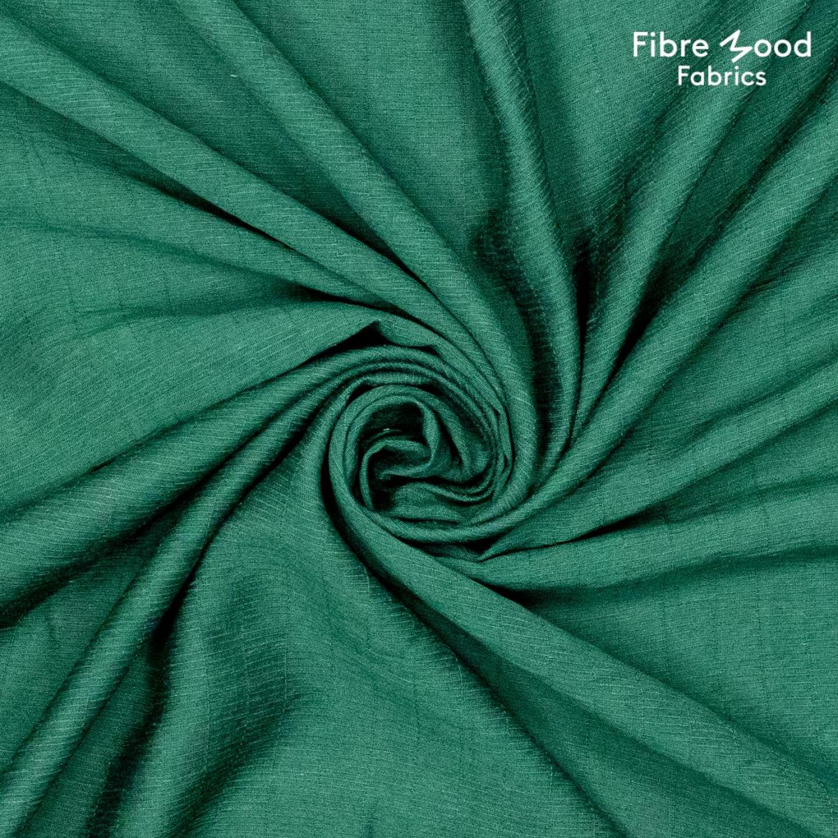 Fibre Mood 28 - FM32107110 "Malia" gewebter Jaquard grün Viskose Nylon Leinen