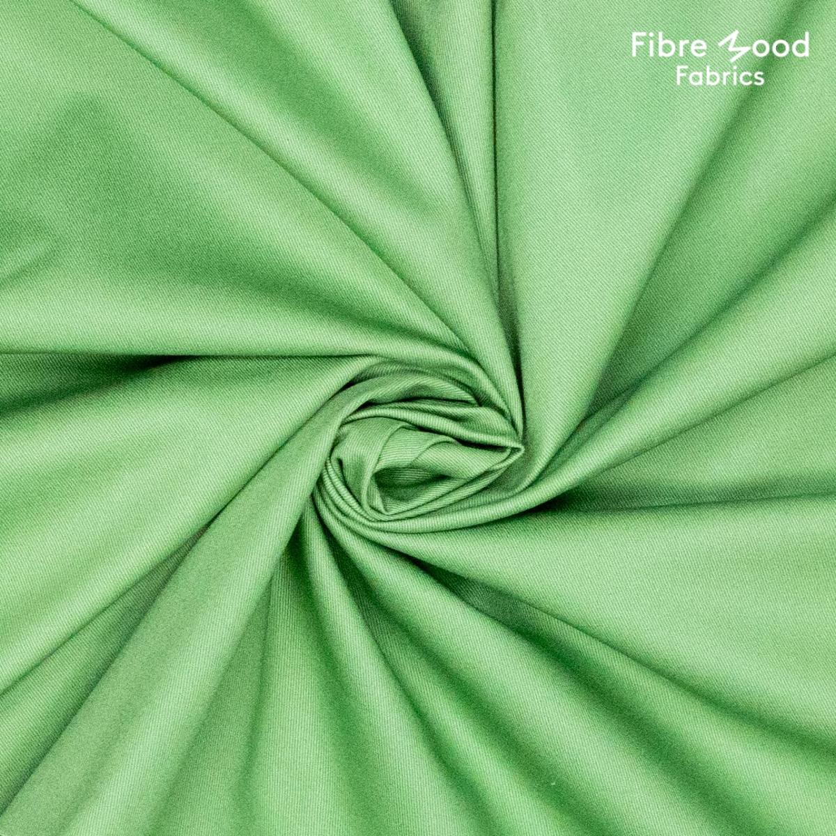 Fibre Mood Special no. 3  "Kenza" "Joni", Gewebte Baumwolle grün emerised - FM390002756