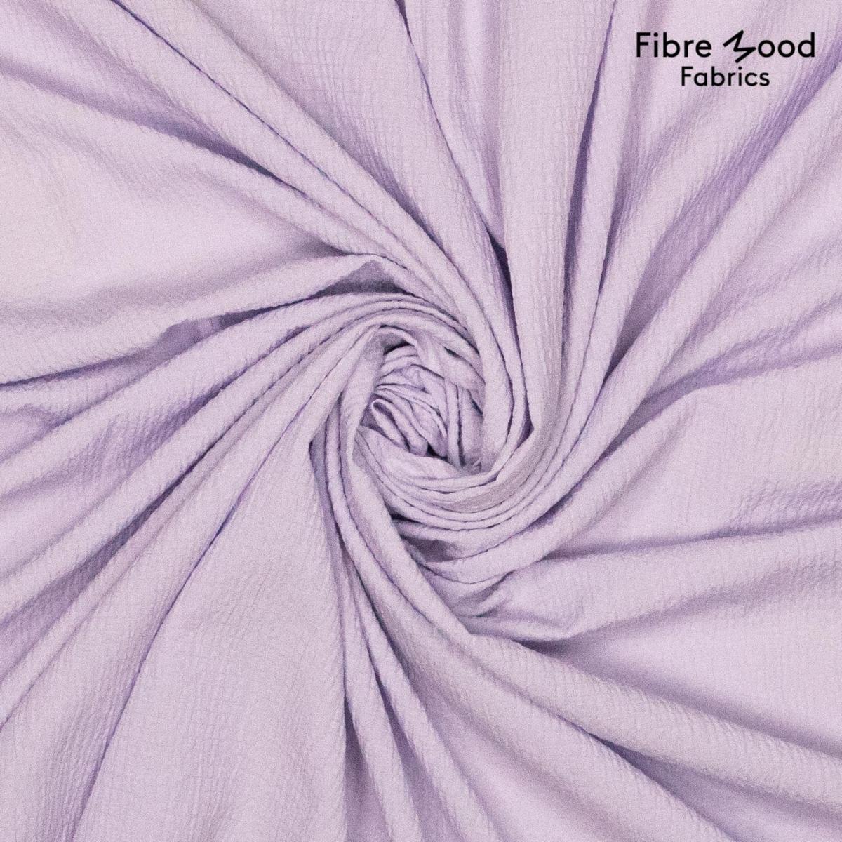 Fibre Mood 28 - FM791031676 "Florrie" lila flieder Crinkle Webware Baumwolle, Polyester, Elasthan