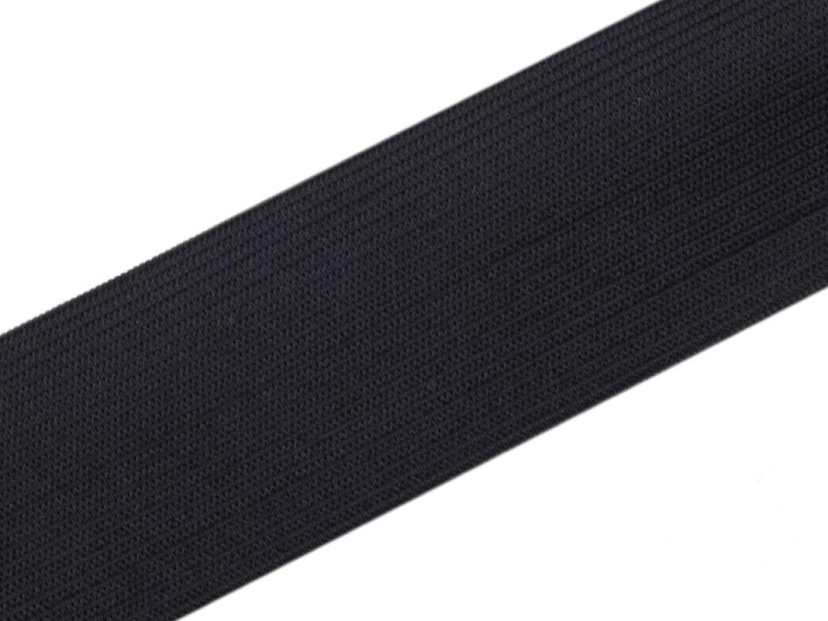 Gummiband gewebt 40mm Breite - schwarz