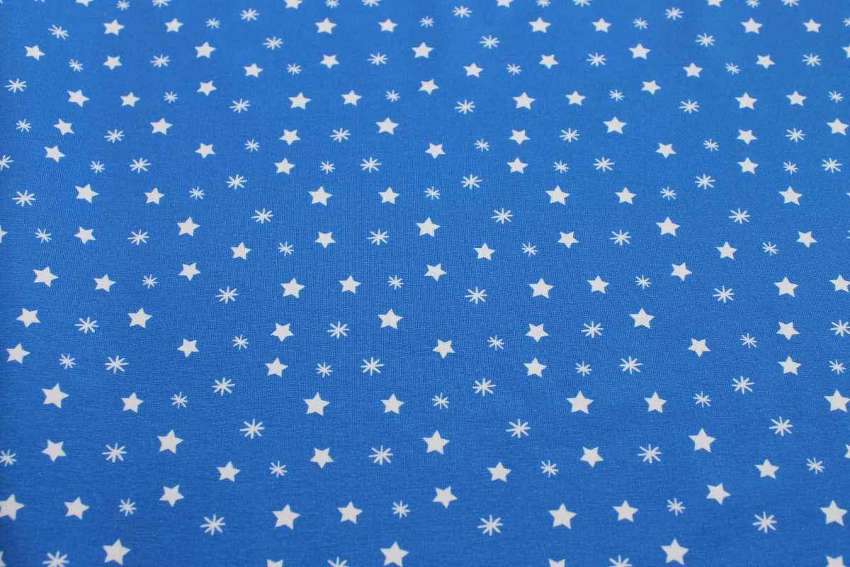 Hilco French Terry "X-mas-Trio" - blau Panel 115cm