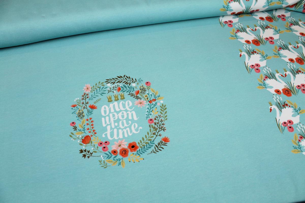 Hilco Jersey "Swan Garden" Panel