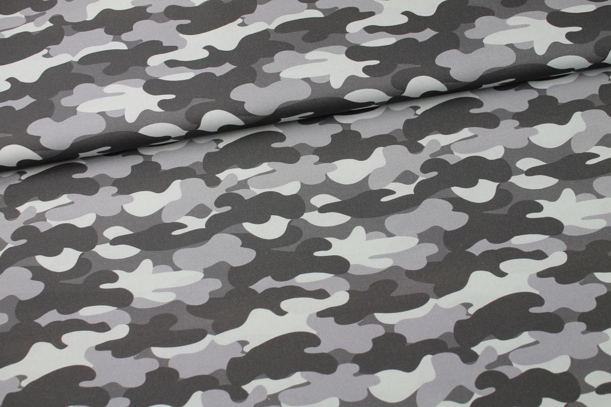 Hilco Jersey "Camouflage" - grau