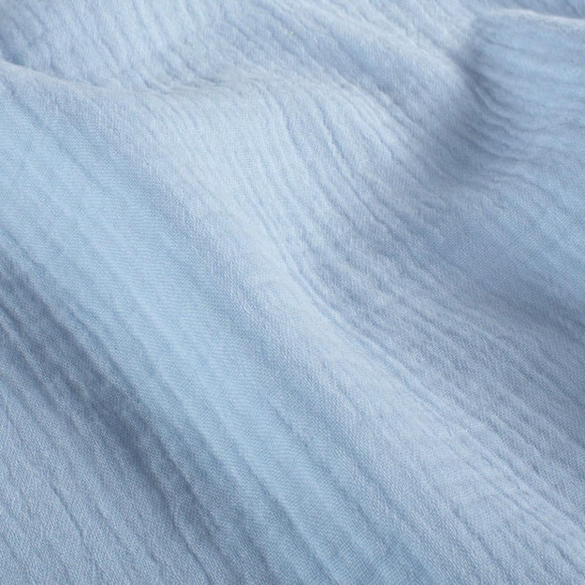 Musselin - hellblau