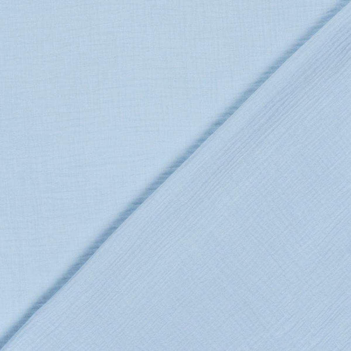 Musselin - hellblau