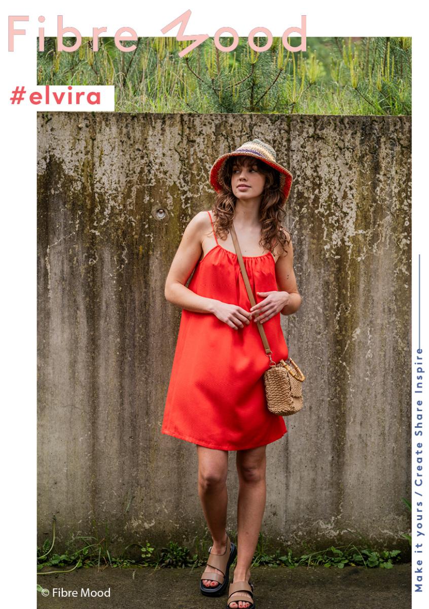 Fibre Mood 29 "Elvira" Viskose Stoff koralle - FM321072602