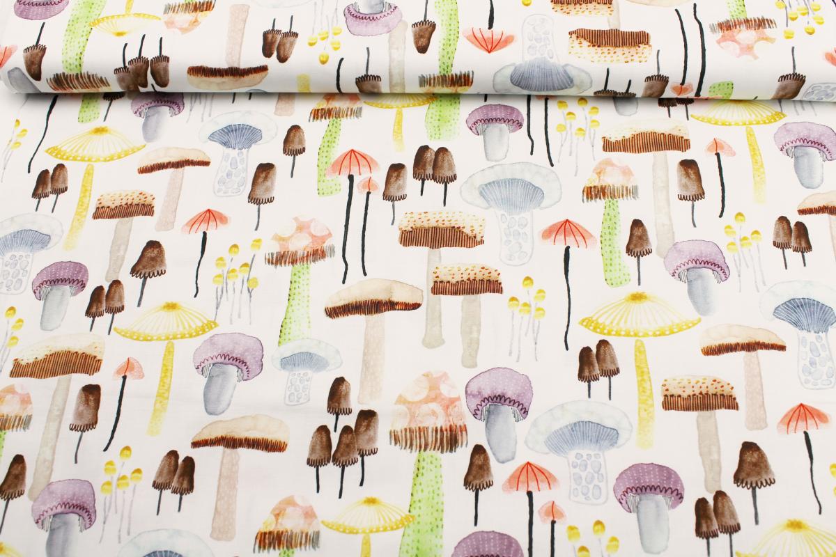 Patchworkbaumwolle „Mellow Mushrooms“ 9768 Pilze