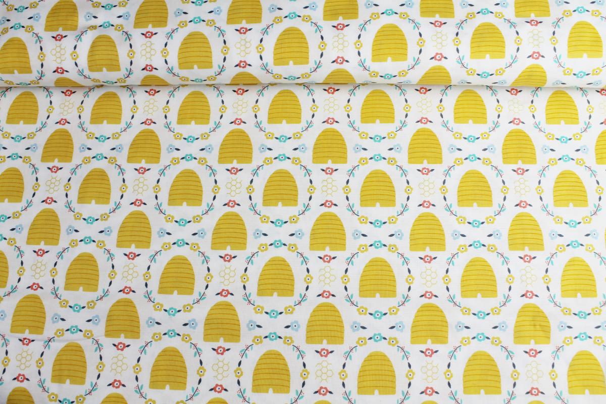 Patchwork "Bee Knees" - Bienenstöcke
