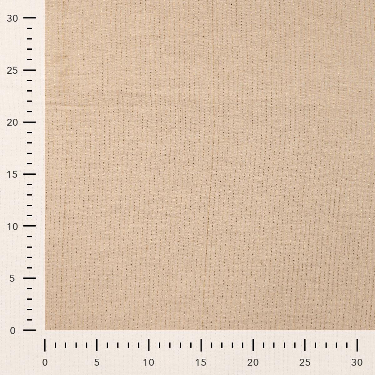 Musselin Meterware Sand
