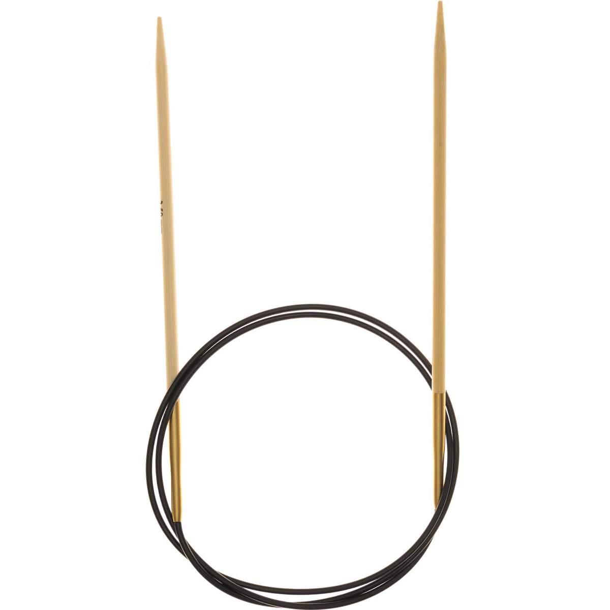 Rico Design Rundstricknadel Bambus 3,0mm 80cm