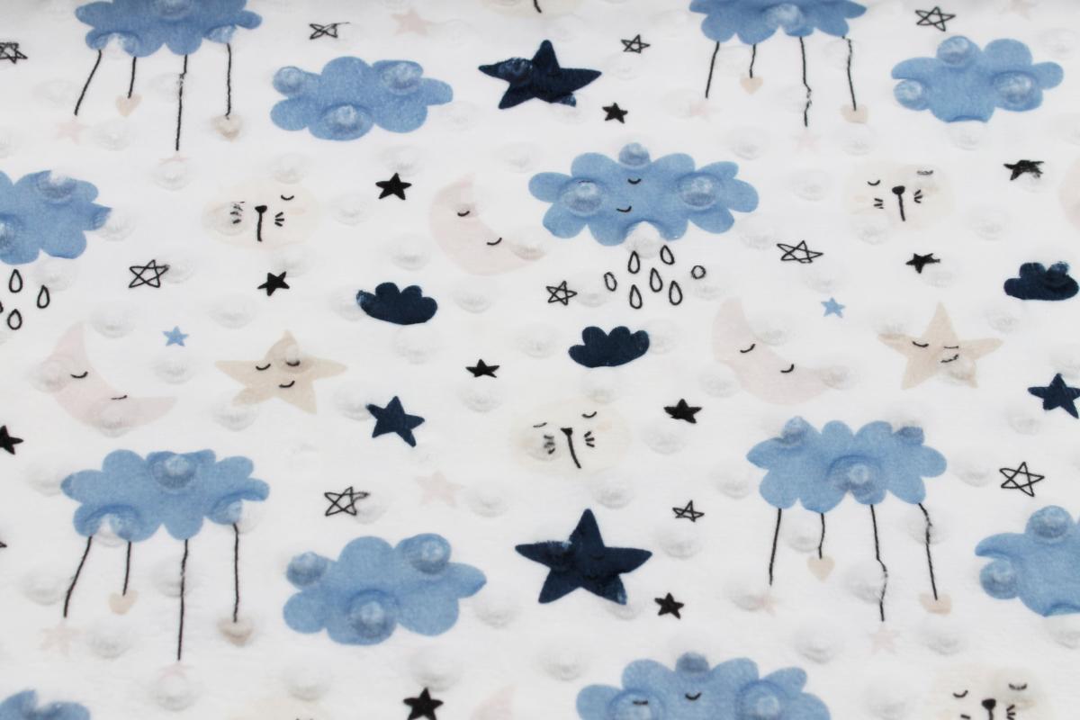 Minkyfleece – Wolken und Sterne