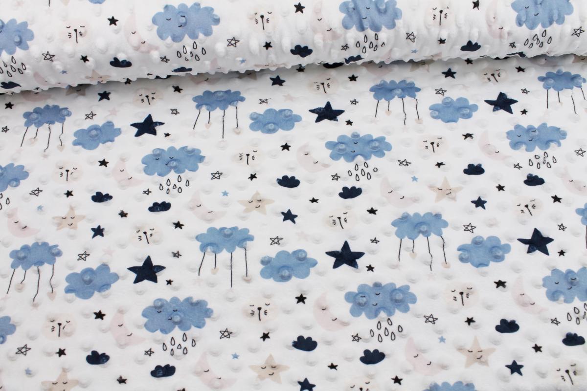 Minkyfleece – Wolken und Sterne