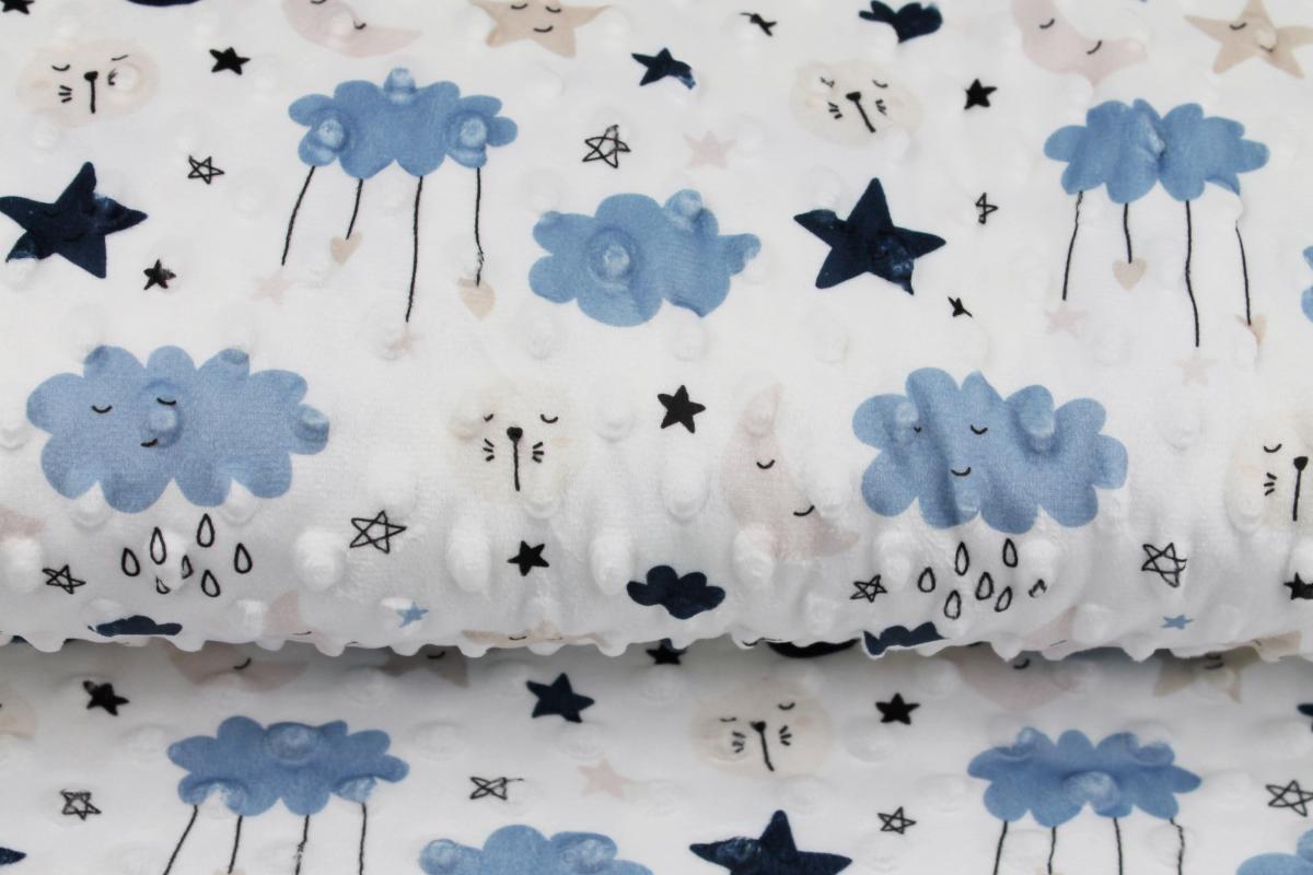 Minkyfleece – Wolken und Sterne