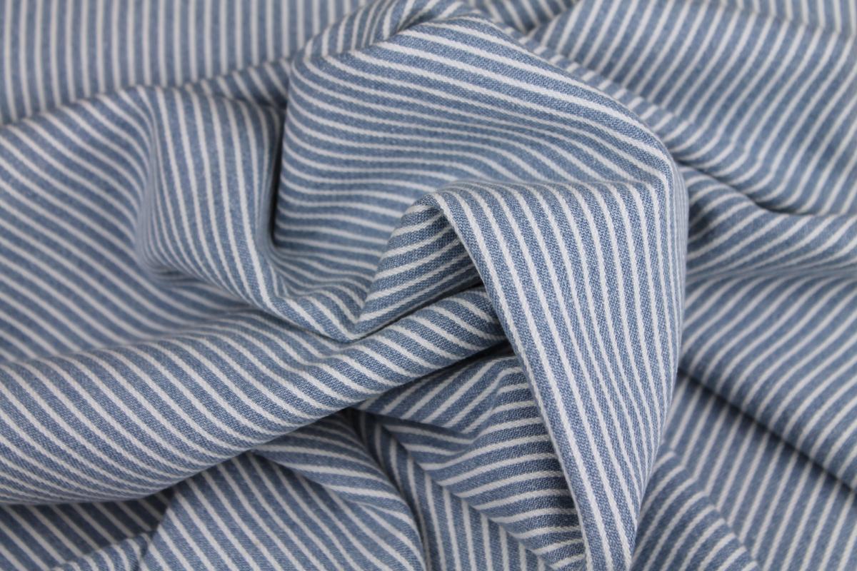 Jeans gestreift - hellblau