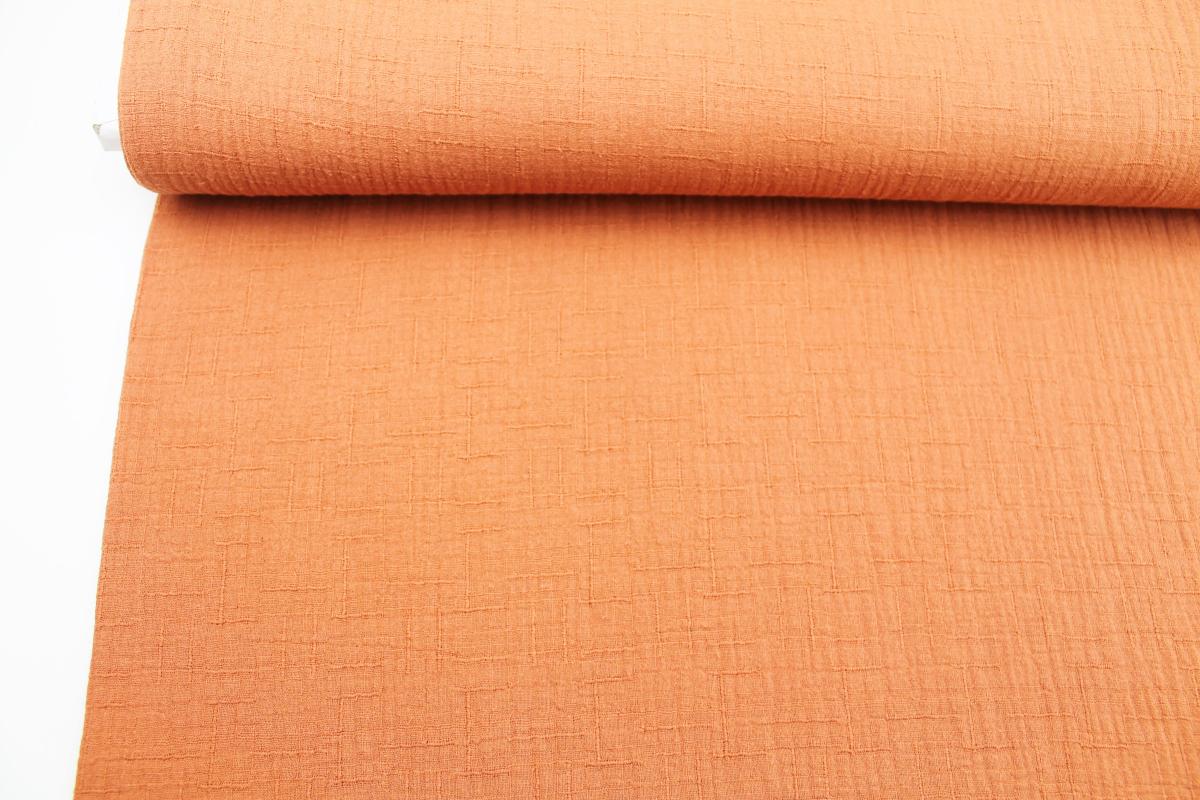 Bambus Musselin - burnt orange