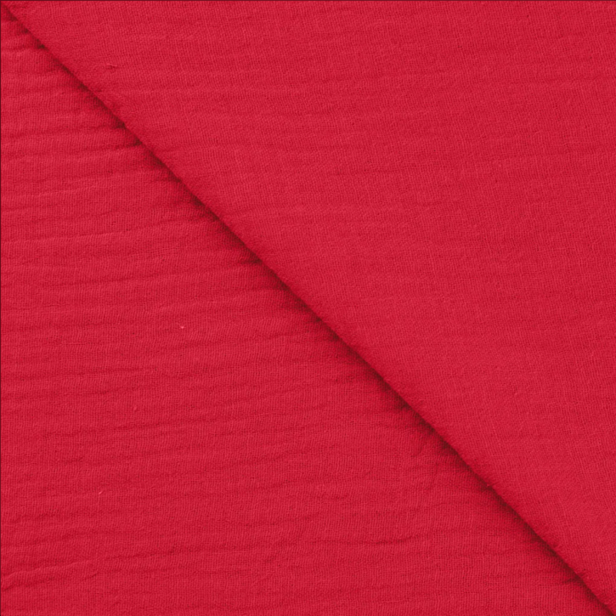 Musselin uni rot