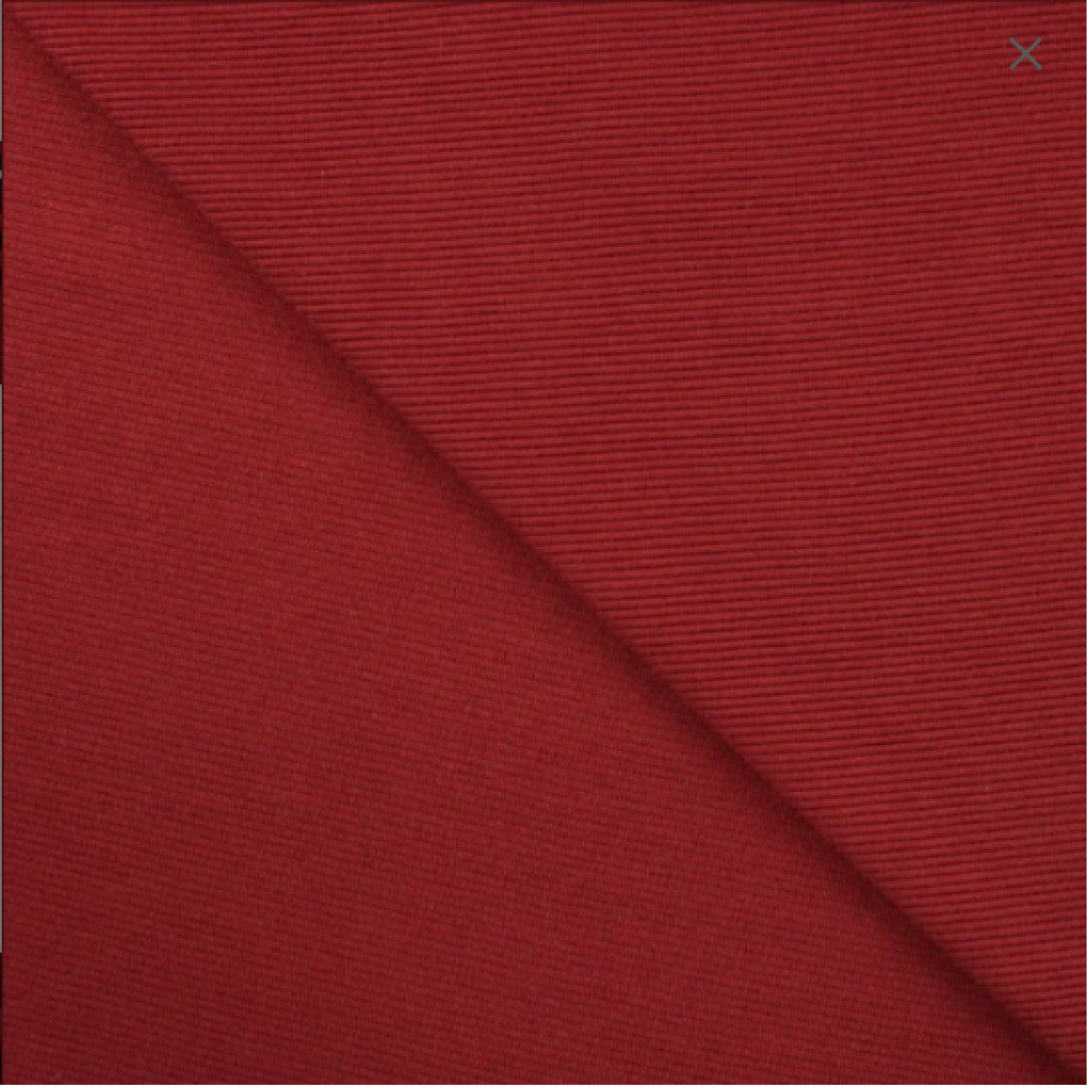 Ottoman Rippjersey - bordeaux