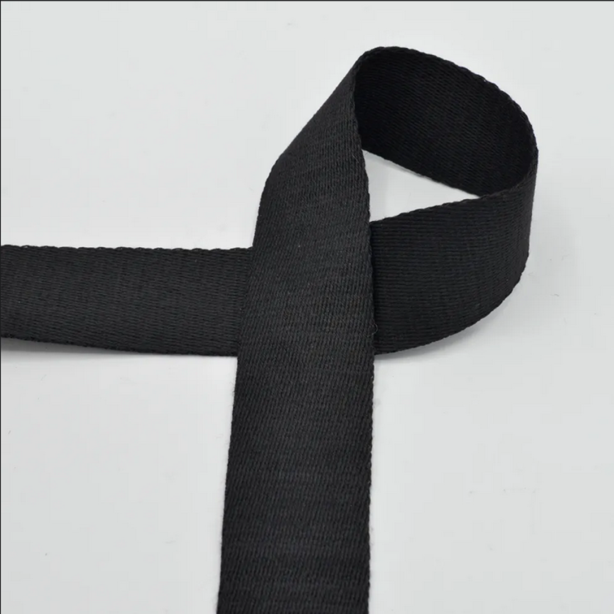 Weiches Gurtband  40mm - schwarz