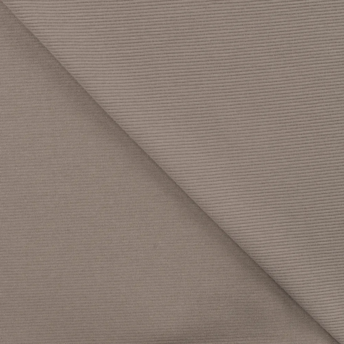 Ottoman Rippjersey - taupe