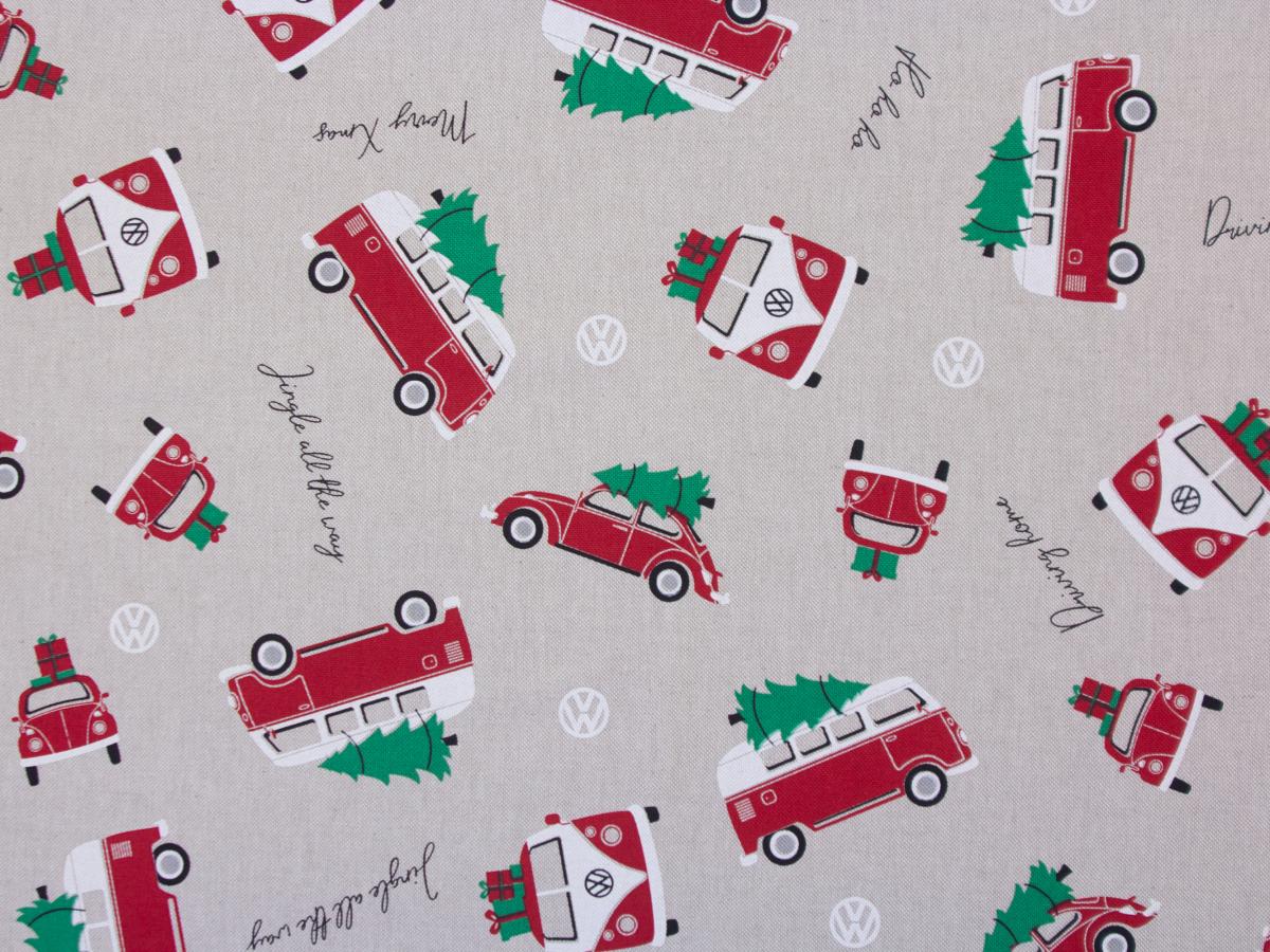 Canvas "VW Bulli" Weihnachtsbullis, Weihnachten Swafing