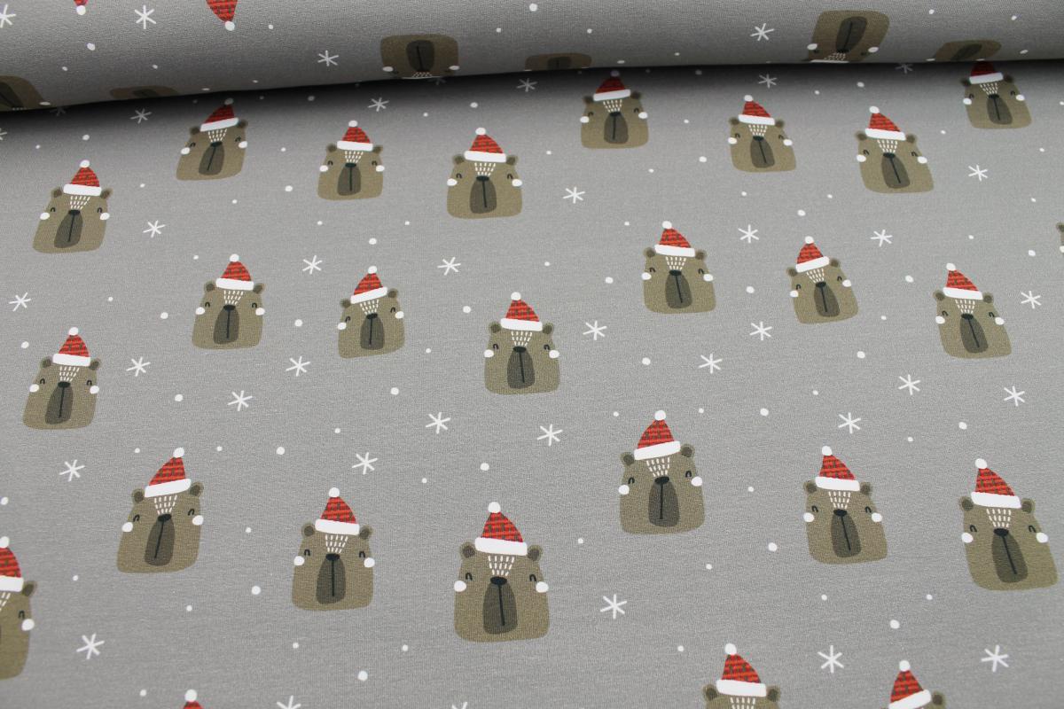 French Terry – Bären Weihnachten FvJ