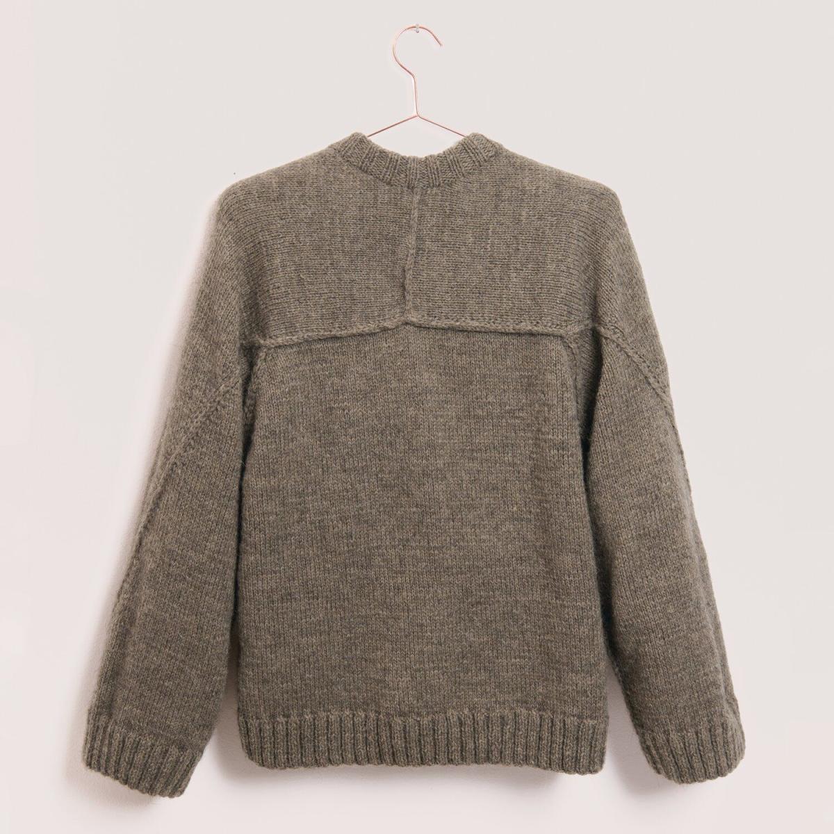Rico Design Soft Alpaca Taupe 021 Cardigan hinten
