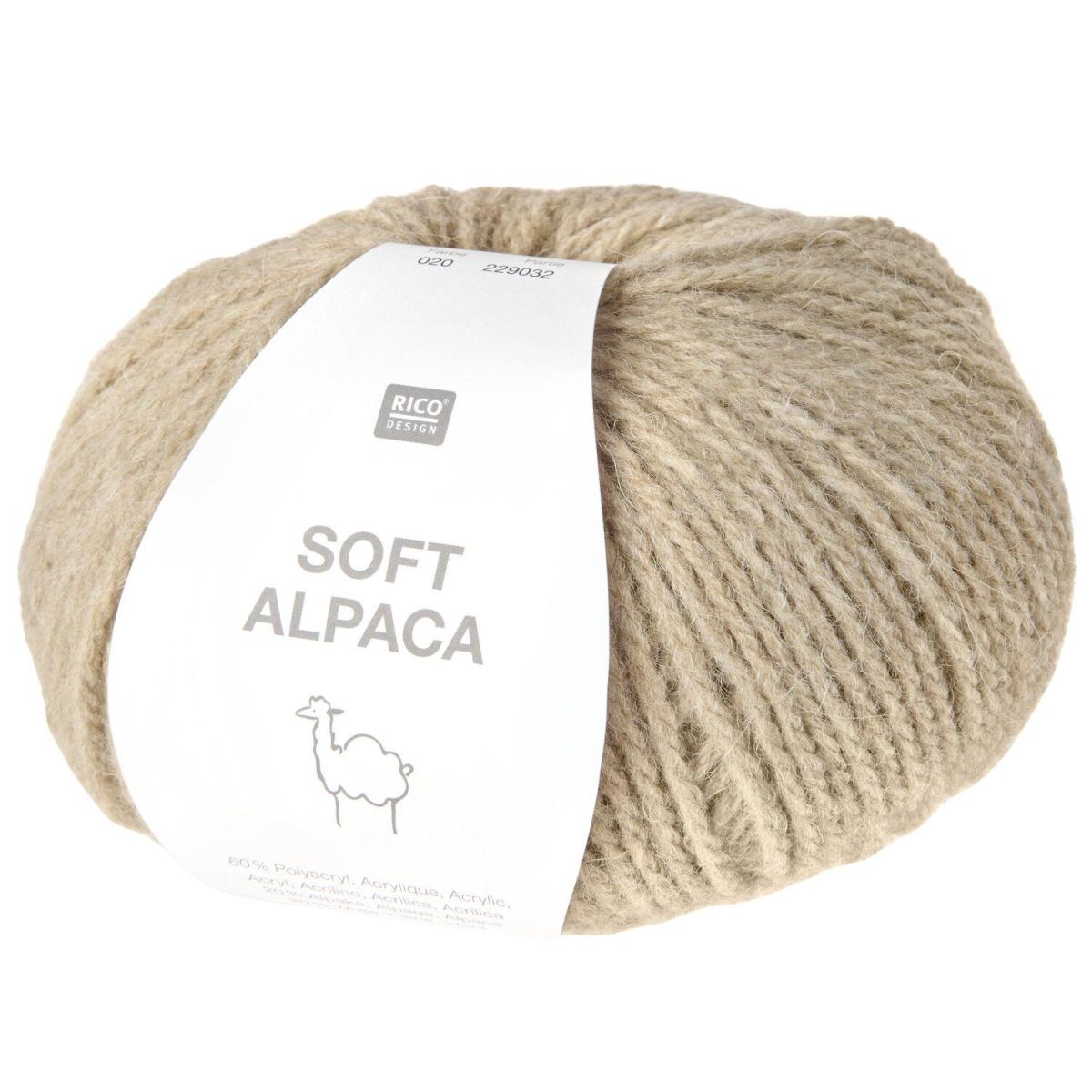 Soft Alpaca Sand 020 Wollknäuel