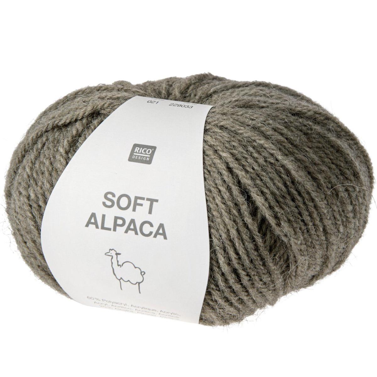 Soft Alpaca Taupe 021 Detailansicht