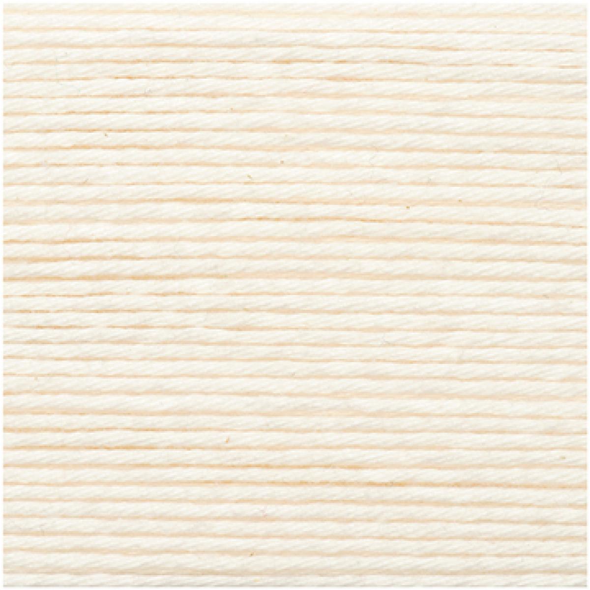 Ricorumi DK Häkelgarn Farbe 002 creme