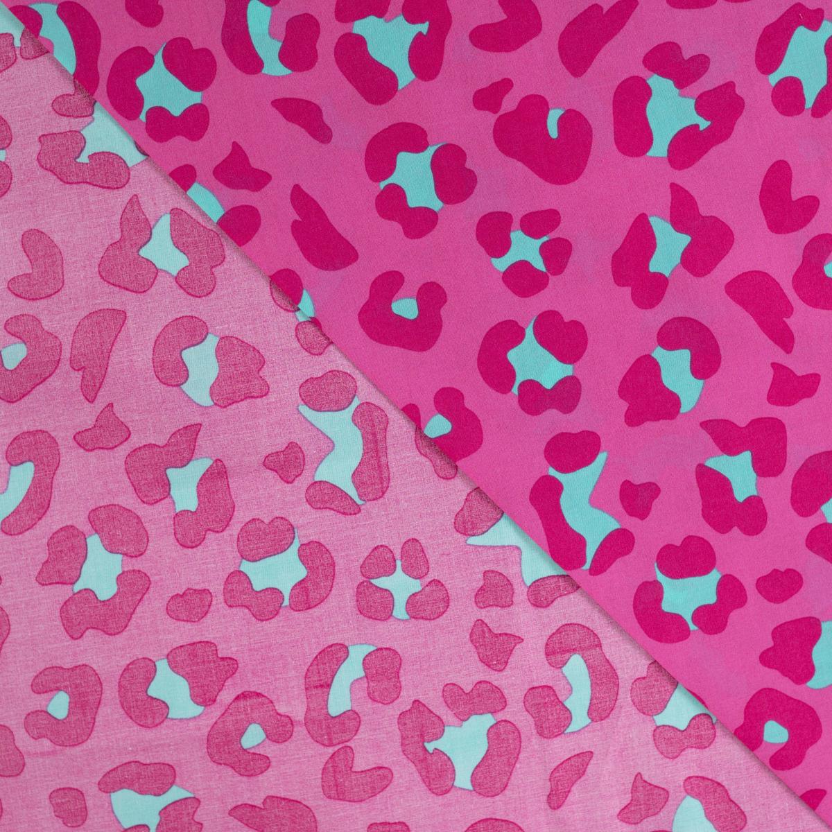 Luftiger Baumwoll Voile für Sommerkleidung mit Leo Design