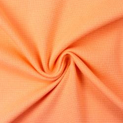 Waffeljersey Clarissa leuchtendes Pfirsich – Swafing, drapiert