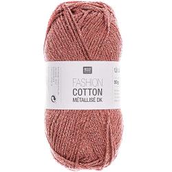 Rico Design Fashion Cotton Métallisé 50g 130m rubin