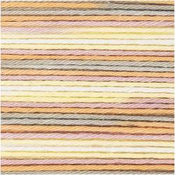 Ricorumi DK Häkelgarn Farbe 001 print rosa-gelb