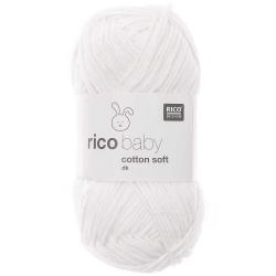 Rico Design Baby Cotton Soft dk 50g 125m schneeweiß