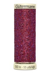 Gütermann Metallic Garn rot 50m - Farbe 247