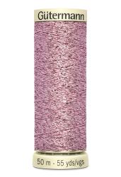 Gütermann Metallic Garn rosa 50m - Farbe 624