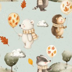 Herbstspaziergang - Bio Jersey / Bio French Terry
