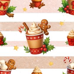 Gingerbread Latte – Bio Weihnachtsstoff