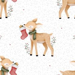 Weihnachtsreh - Bio Jersey / Bio French Terry - Vorbestellung!!!