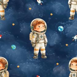 Linus im Weltall - Bio Jersey / Bio French Terry - Vorbestellung!!!