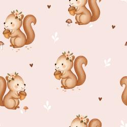 Eichhörnchenliebe - Bio Jersey / Bio French Terry - Vorbestellung!!!